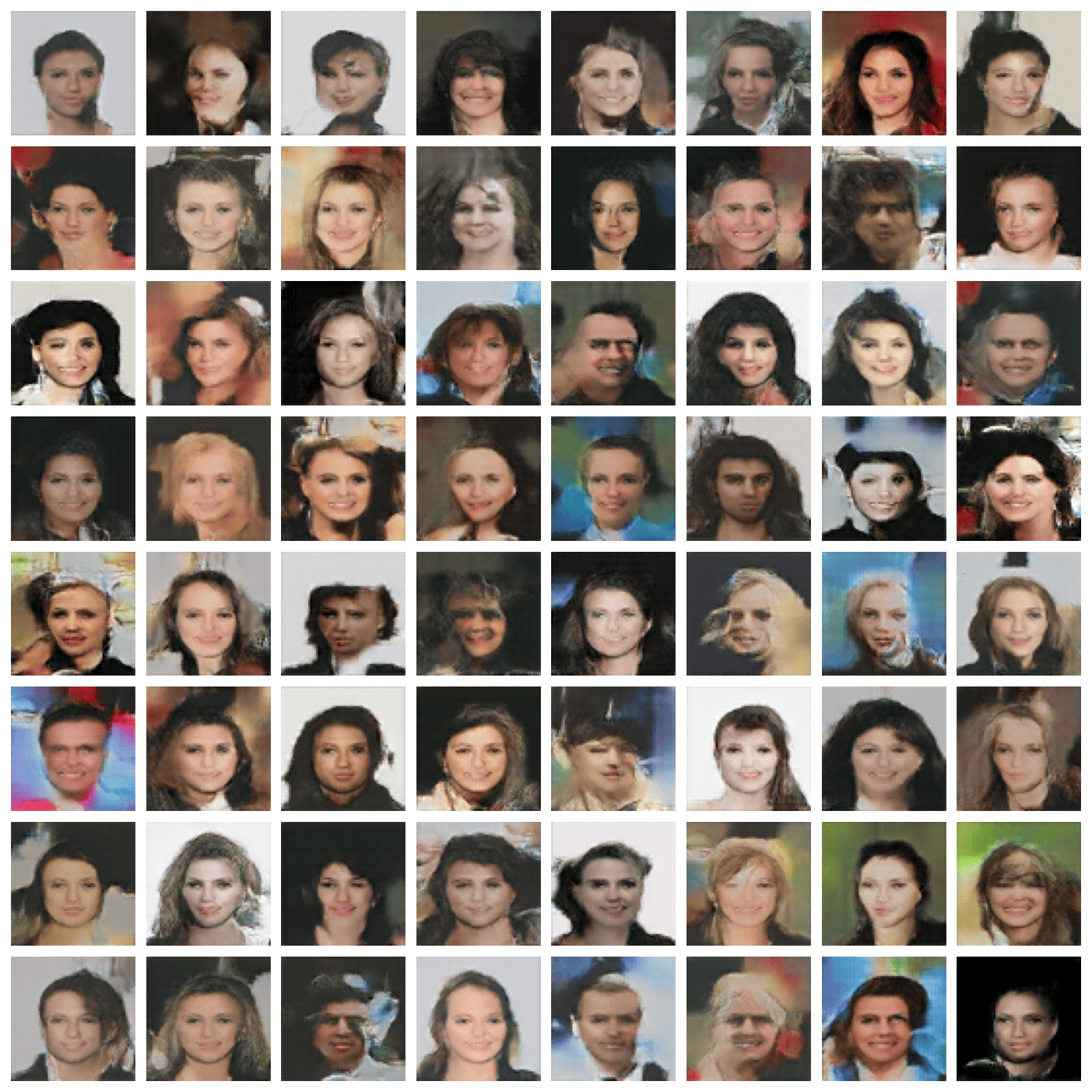LadaGAN epoch 1 generated samples